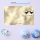Golden Eyes Makeup Eyes Lashes DL 3 Packungsbeilag Flyer (Einzeln)