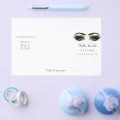 Golden Eyes Makeup White Lashes DL 3 Packungsbeila Flyer (Einzeln)
