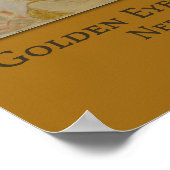 Golden Eyes with Uncle Sam (Hund) by Nell Brinkley Poster (Ecke)