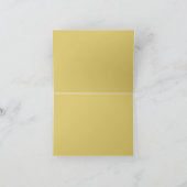 Golden Fairies Forest Wedding Dankeskarte (Innenseite)