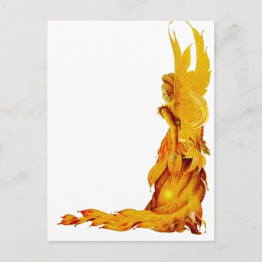 Golden Fairy Postkarte (Vorderseite)