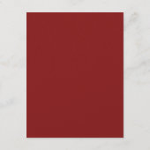 Golden Fairy Tale Enclosure Card (rot) Begleitkarte (Rückseite)