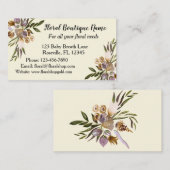 Golden Fall Boutique Florenz Visitenkarte (Vorne/Hinten)