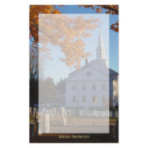 Golden Fall Folies mit Kirche und Friedhof