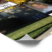 Golden Fall Leaf Tree Foto 2 Familienbäume Poster (Ecke)