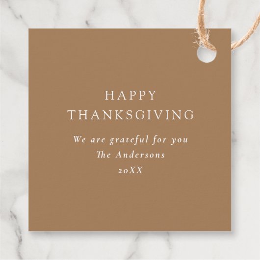 Golden Fall Maple Blätter individuell anpassbar bo Geschenkanhänger (Rückseite)