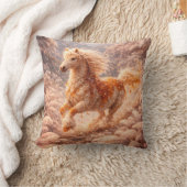 Golden Fantasy Horse Running Dream Pillow Kissen (Decke)