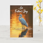 Golden Fathers Day Waters Karte (Gelbe Blume)