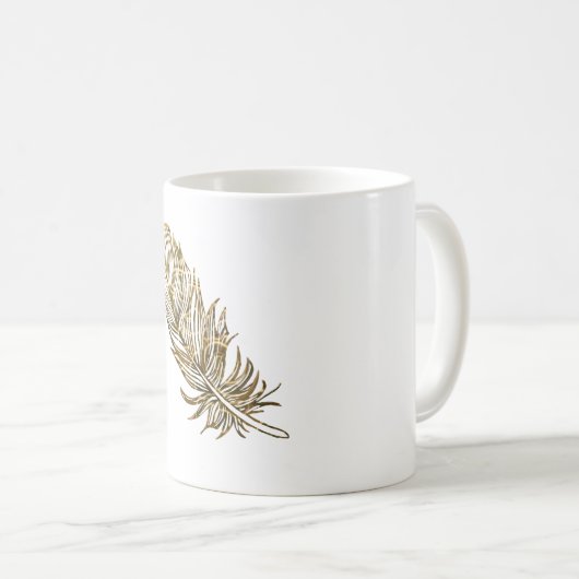 Golden Feather Art Classic Tasse (VorderseiteRechts)