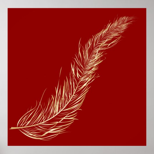 Golden Feather Poster (Vorne)