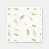 Golden Feather Serviette (Vorderseite)