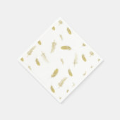 Golden Feather Serviette (Ecke)