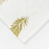Golden Feathers Fleecedecke (Ecke)