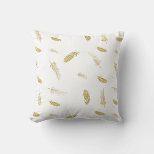 Golden Feathers Kissen