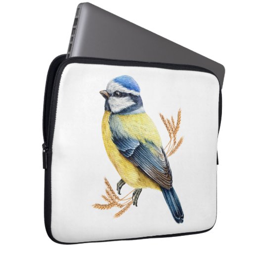 Golden Feathers Laptopschutzhülle (Vorne Rechts)