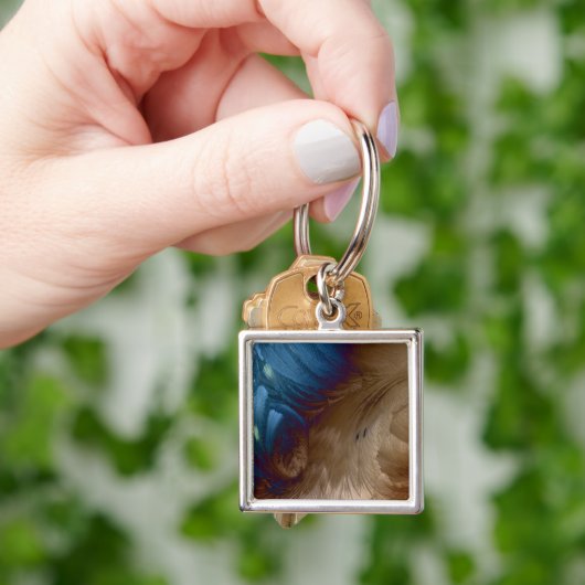 Golden Feathers Schlüsselanhänger (Hand)