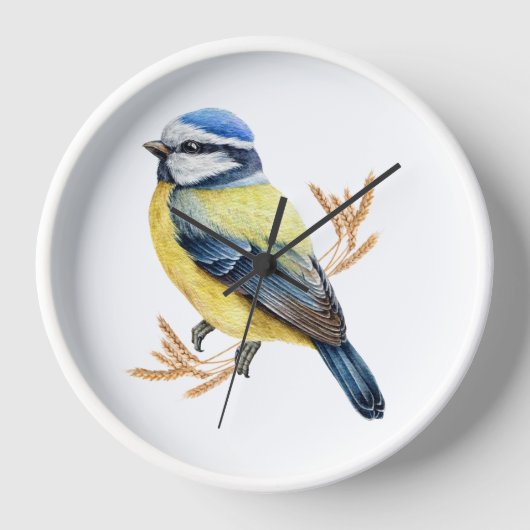 Golden Feathers Uhr (Vorderseite)