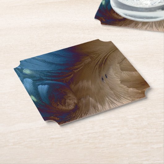 Golden Feathers Untersetzer (angewinkelt)