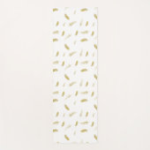 Golden Feathers Yogamatte (Vorderseite)