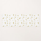 Golden Feathers Yogamatte (Vorderseite (Horizontal))