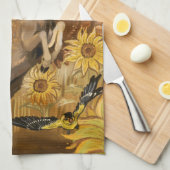 Golden Feilds Mule Deer Geschirrtuch (Viertel Falte)
