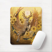 Golden Feilds Mule Deer Mousepad (Mit Mouse)