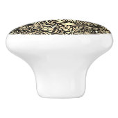 Golden Fern Keramikknauf (Seitenansicht)