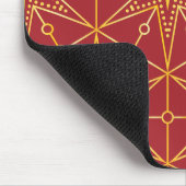 Golden Festive Starry Mousepad (Ecke)