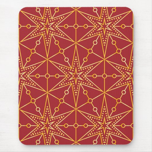 Golden Festive Starry Mousepad (Vorne)