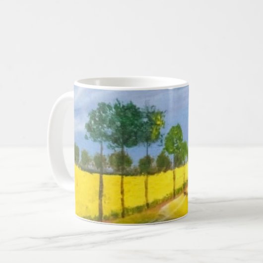 Golden Fields and Path Kaffeetasse (Vorderseite Links)