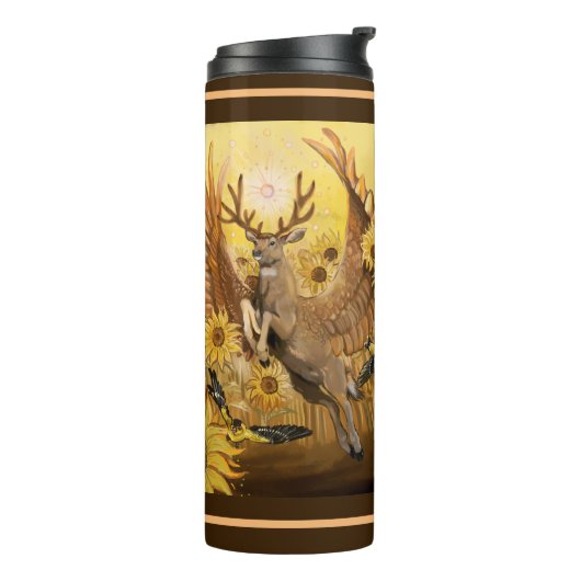 Golden Fields Mule Deer Pertyon Thermosbecher (Nach links gedreht)