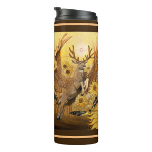 Golden Fields Mule Deer Pertyon Thermosbecher