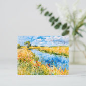 Golden Fields von Havel Havelland Postkarte (Stehend Vorderseite)