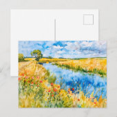 Golden Fields von Havel Havelland Postkarte (Vorne/Hinten)