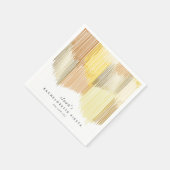 Golden Fiesta Modern Fringe Junggeselinnen-Abschie Serviette (Ecke)