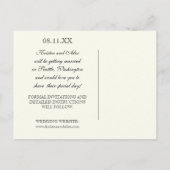 Golden Filigree, Grau - Ankündigung Datum freihalt (Rückseite)