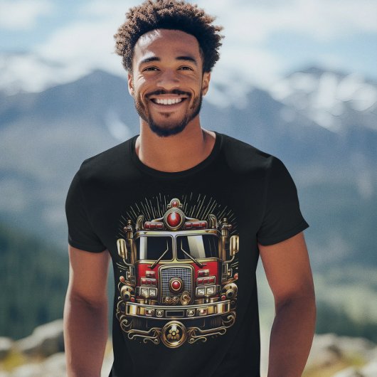 Golden Fire Motor Hero T-Shirt