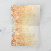 Golden Fire Raven Face Karte (Innenseite)