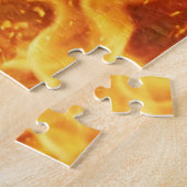 Golden Fire Stallion – Powerful Fantasy Puzzle (Seite)