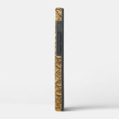 Golden Fish Scale Phone Case – Shimmering Elegance (Rückseite / Links)
