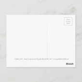 Golden Fish Underwater Animals Painting Black Aqua Postkarte (Rückseite)