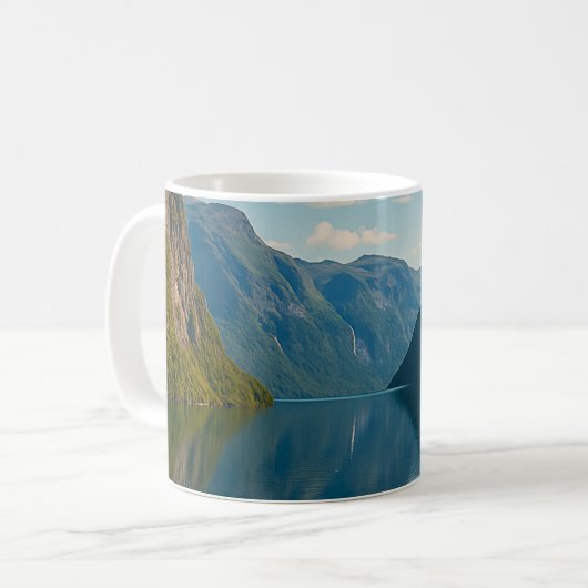 Golden Fjord Escape Kaffeetasse (Vorderseite Links)