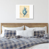 Golden Flame Onibi Geist Leinwanddruck (Insitu (Schlafzimmer))