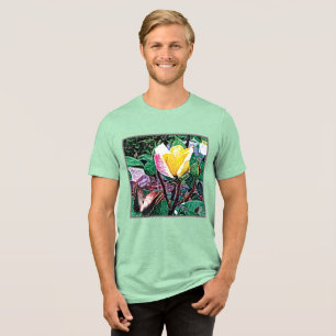 Golden Flame T-Shirt is already in English and qui Tri-Blend Shirt