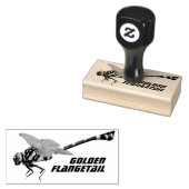 Golden Flangetail Gummistempel (Stempel)