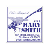 Golden Flangetail Permastempel (Design)