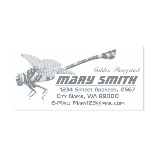 Golden Flangetail Permastempel (Design)