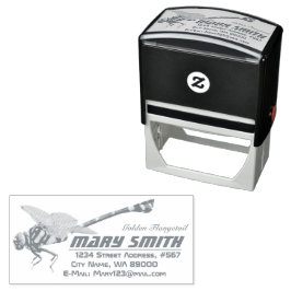 Golden Flangetail Permastempel