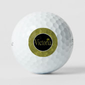 Golden Flecks Victoria Name Design, Golfball (Vorderseite)