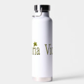 Golden Flecks Victoria Name Design, Trinkflasche (Rechts)